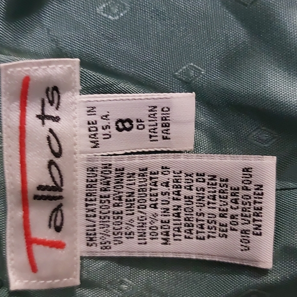 Talbots Linen Blazer Sz8 smoke free home - Picture 9 of 17